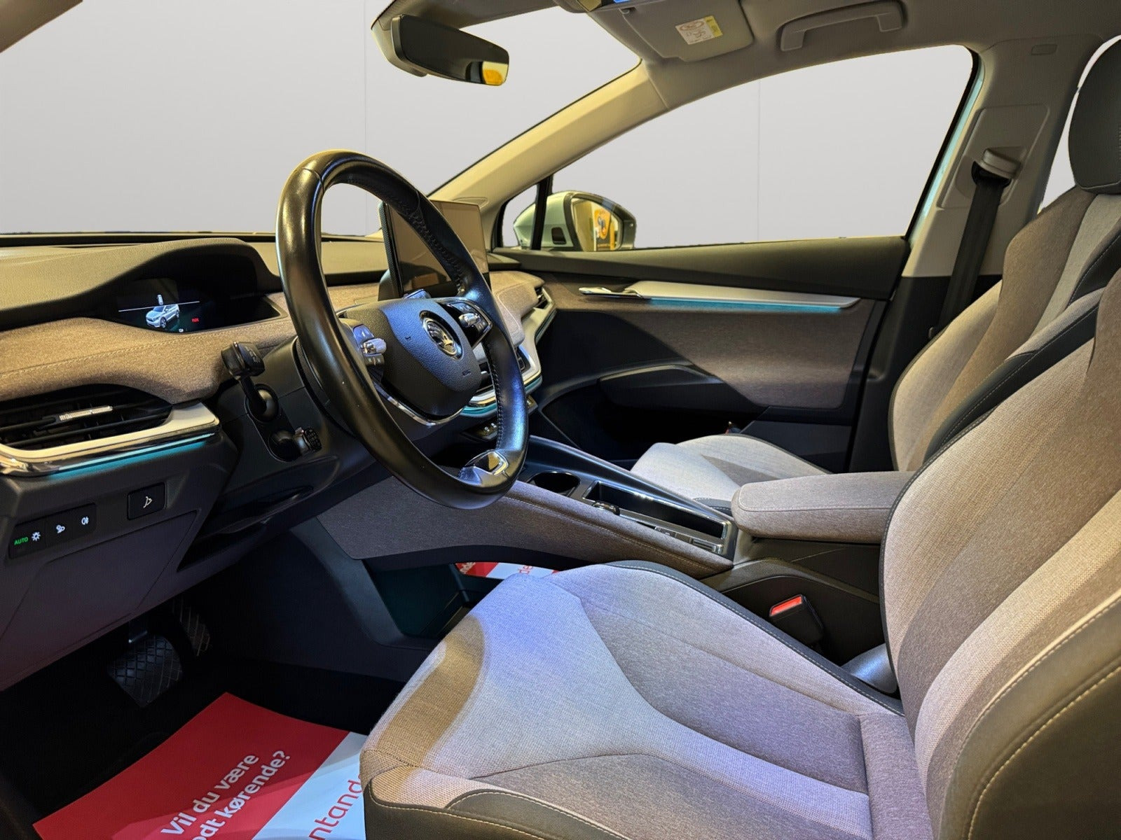 Grøn Skoda Enyaq fra 2021