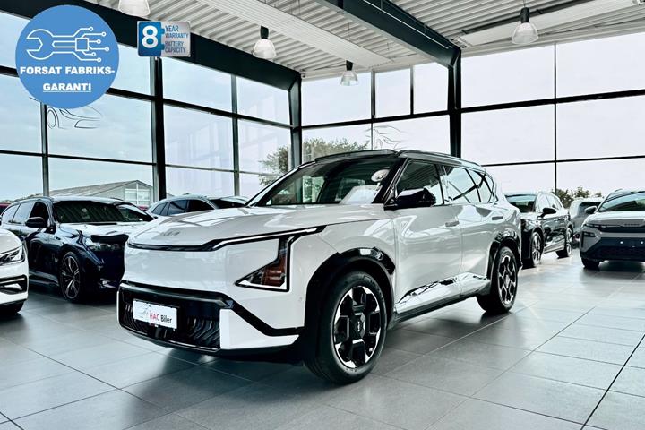 Hvid Kia EV5 fra 2026 set udefra