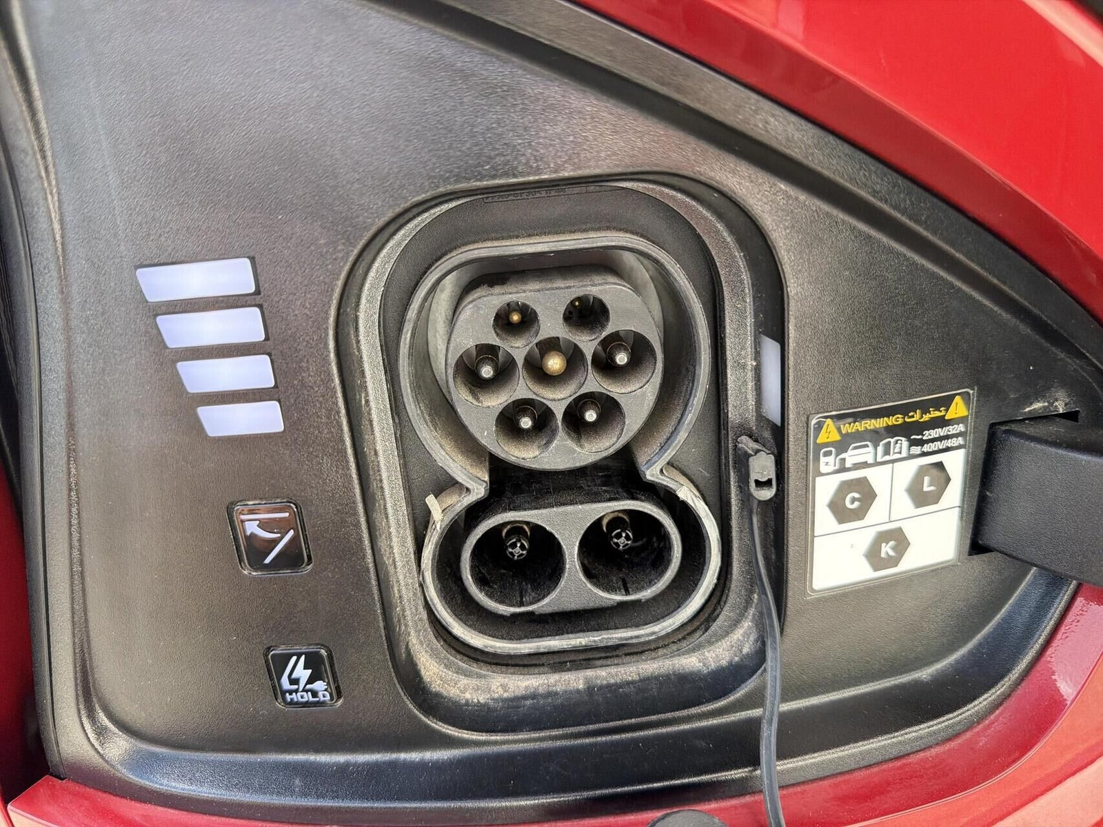 Rød Kia EV6 fra 2024