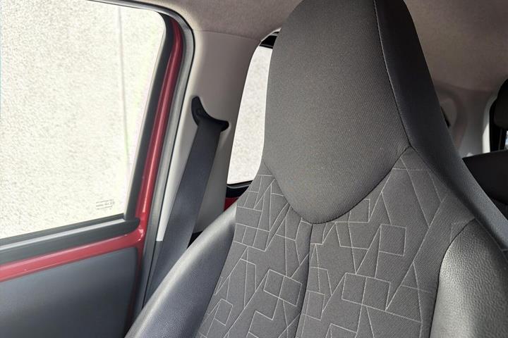 Rød Toyota Aygo fra 2020