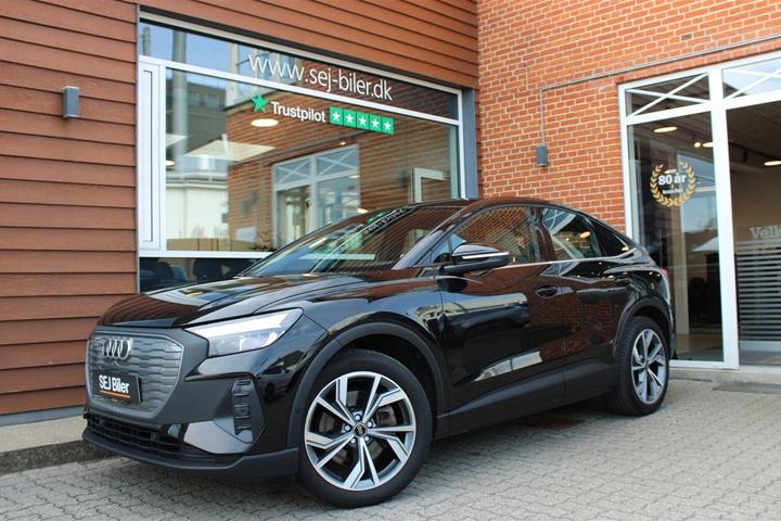 Sort Audi Q4 e-tron fra 2023