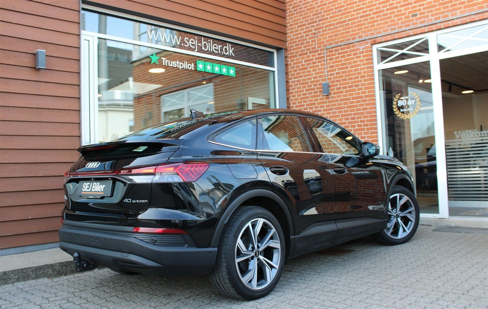 Sort Audi Q4 e-tron fra 2023