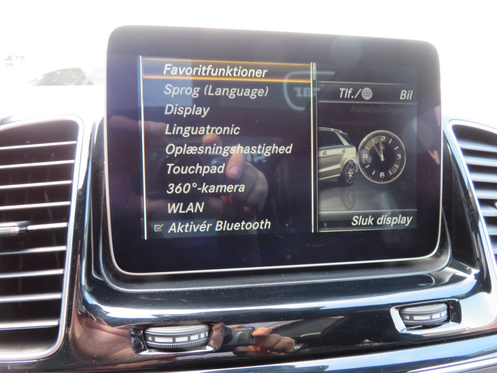 Sort Mercedes GLE63 fra 2018