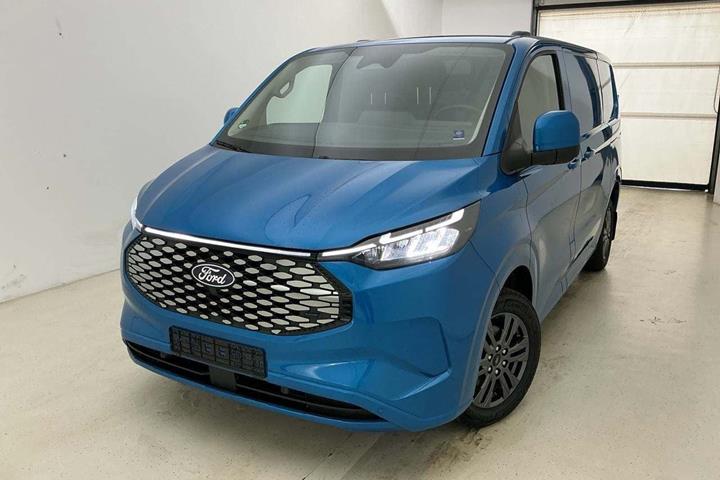 Blå Ford E-Transit Custom 320 L1 fra 2025