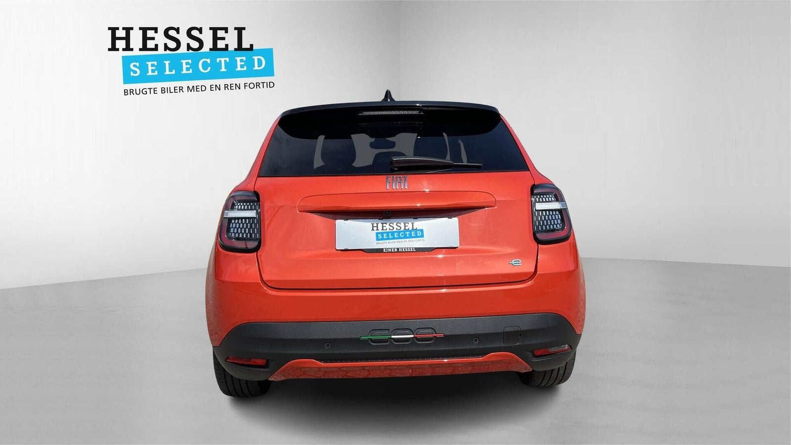 Orange Fiat 600e fra 2023