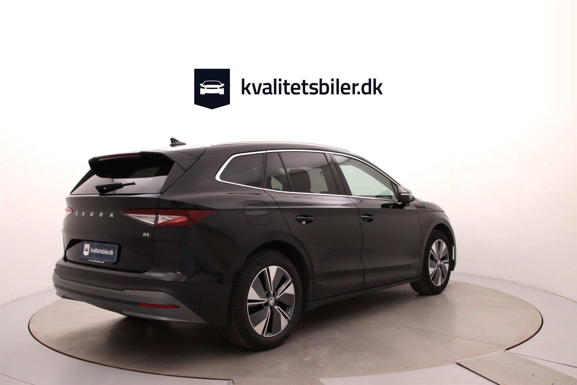 Sort Skoda Enyaq fra 2024