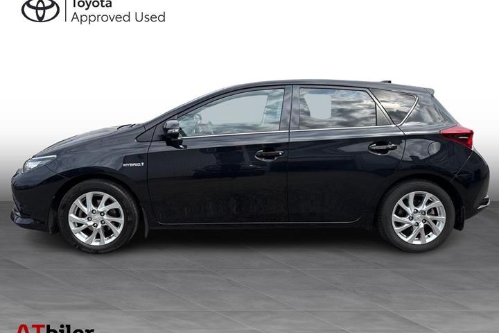 Sort Toyota Auris fra 2016