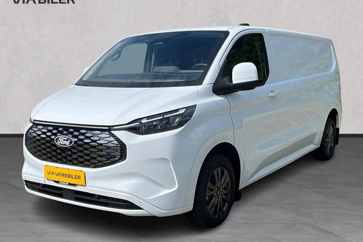 Hvid Ford E-Transit Custom fra 2026