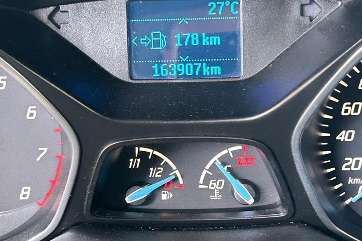 Sort Ford Focus fra 2013