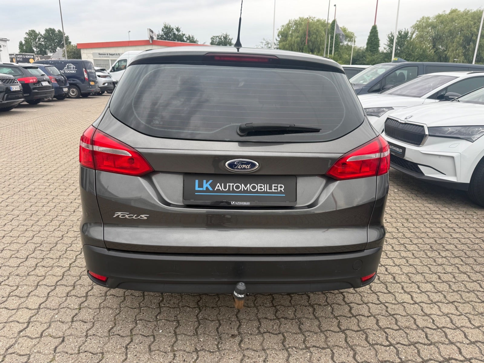 Grå Ford Focus fra 2016