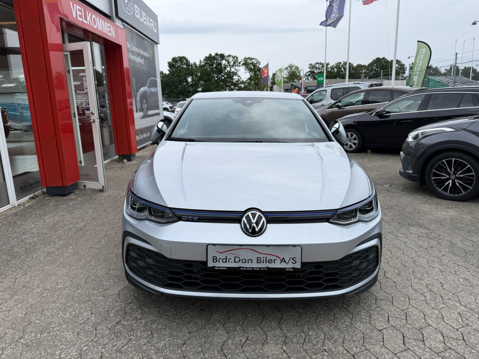Sølv VW Golf VIII fra 2021