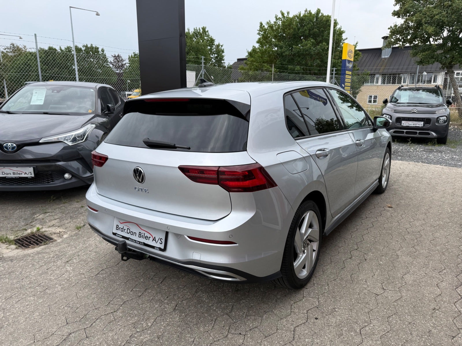 Sølv VW Golf VIII fra 2021