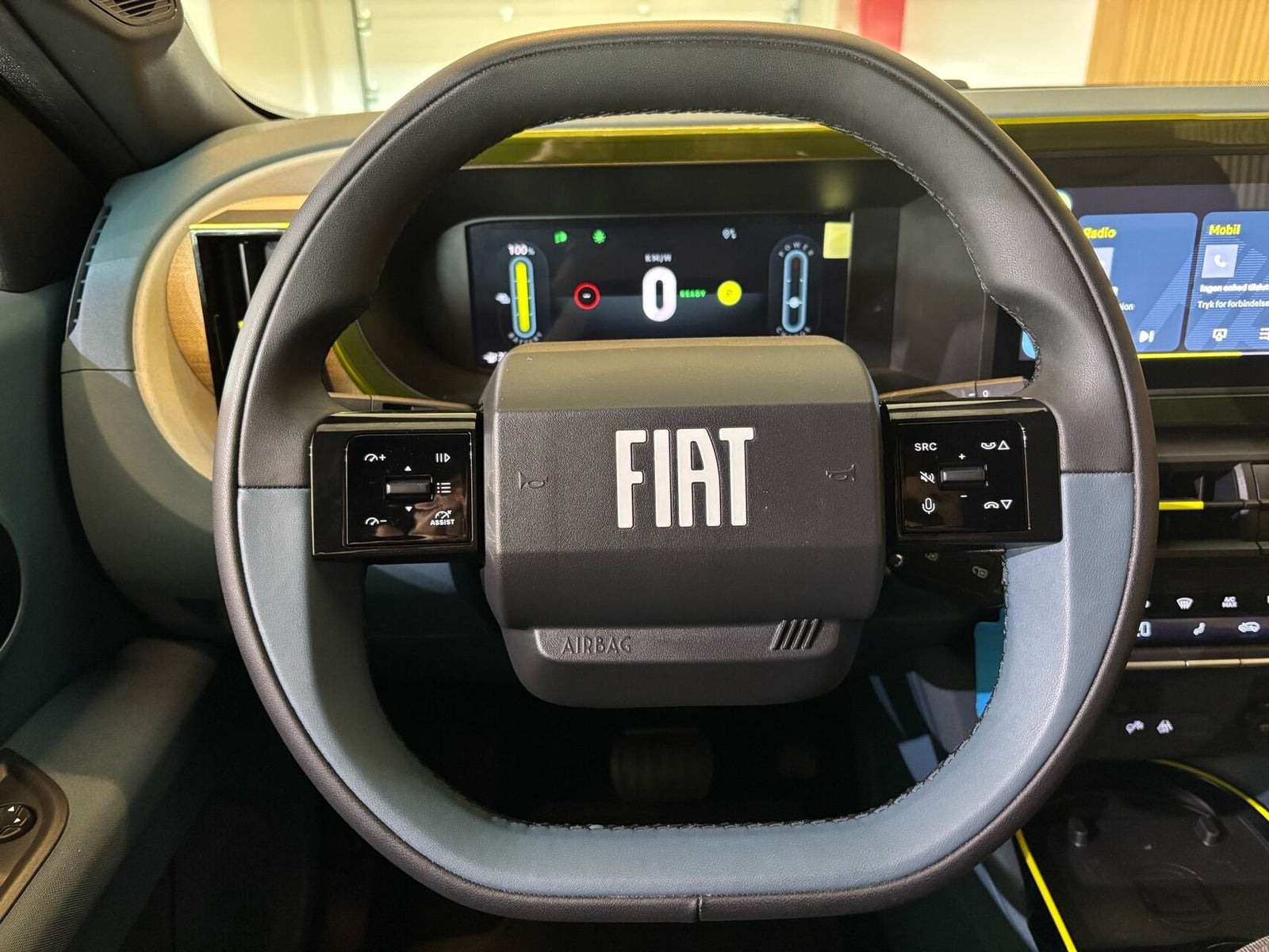 Gul Fiat Grande Panda fra 2025