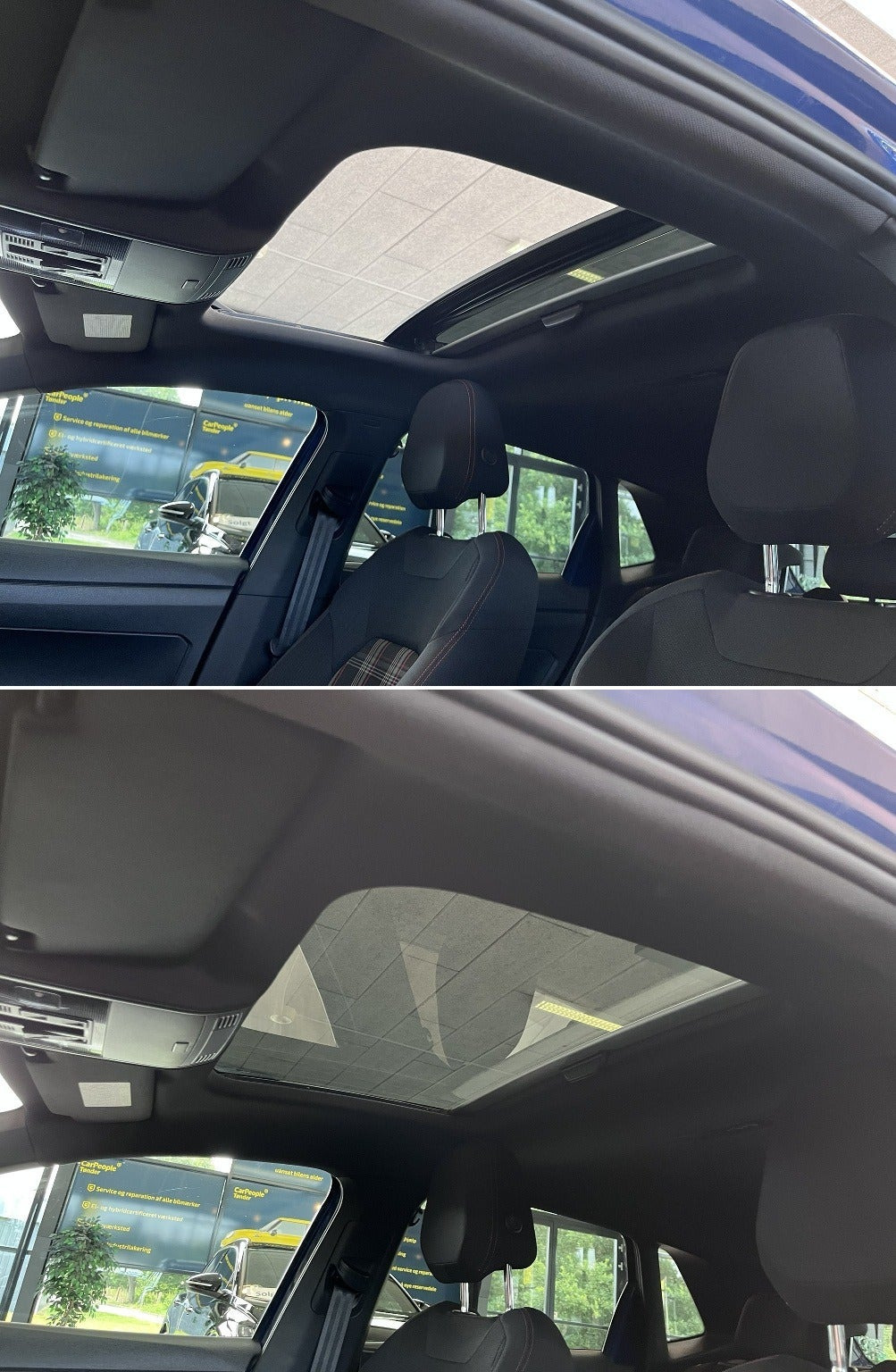 Blå VW Polo fra 2019