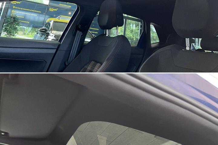 Blå VW Polo fra 2019