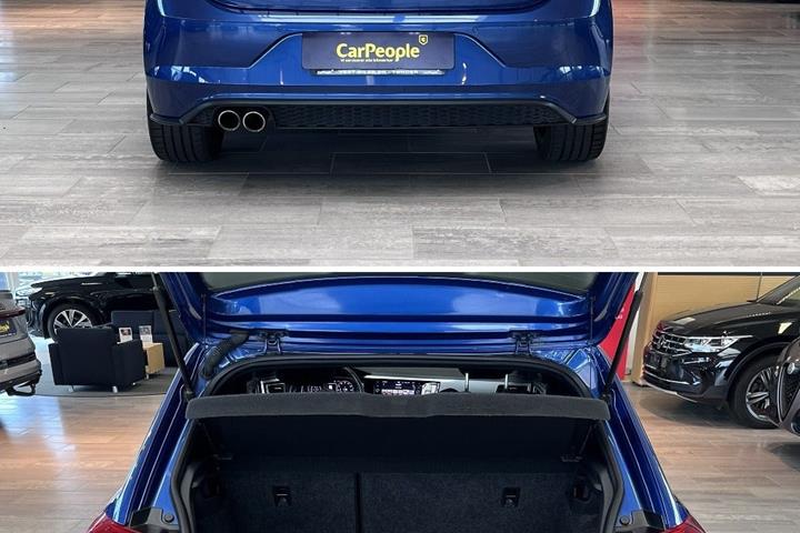 Blå VW Polo fra 2019