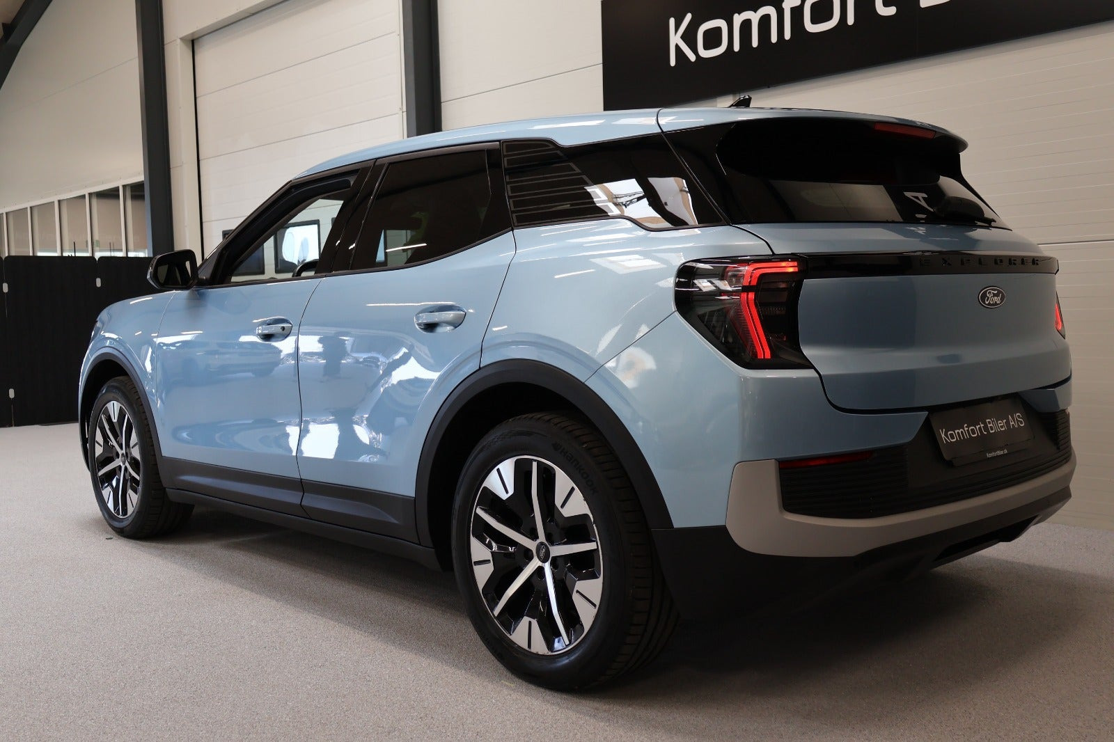 Blå Ford Explorer fra 2025