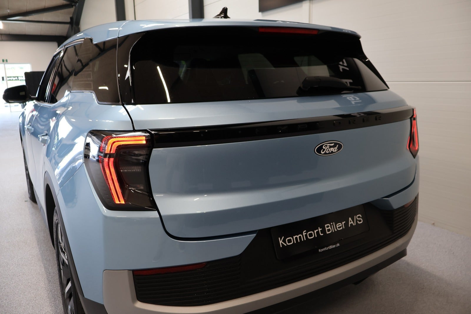 Blå Ford Explorer fra 2025
