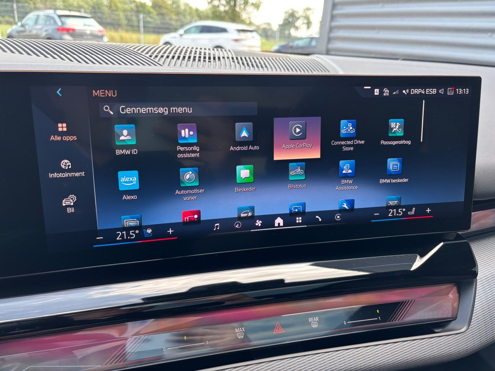 Hvid BMW i5 fra 2025