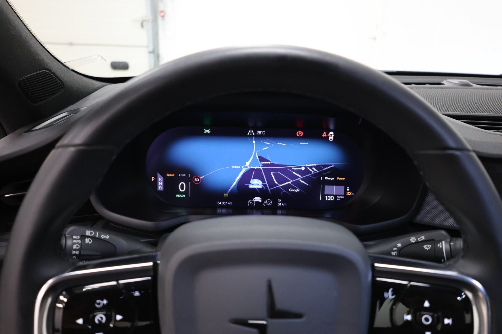 Hvid Polestar 2 fra 2023