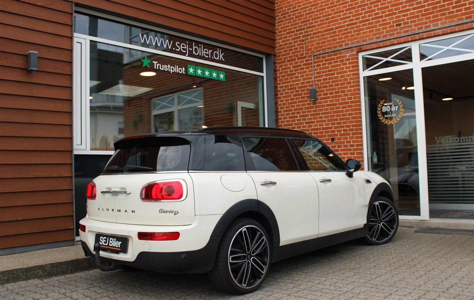 Hvid Mini Clubman Cooper fra 2016