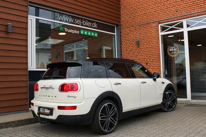 Hvid Mini Clubman Cooper fra 2016