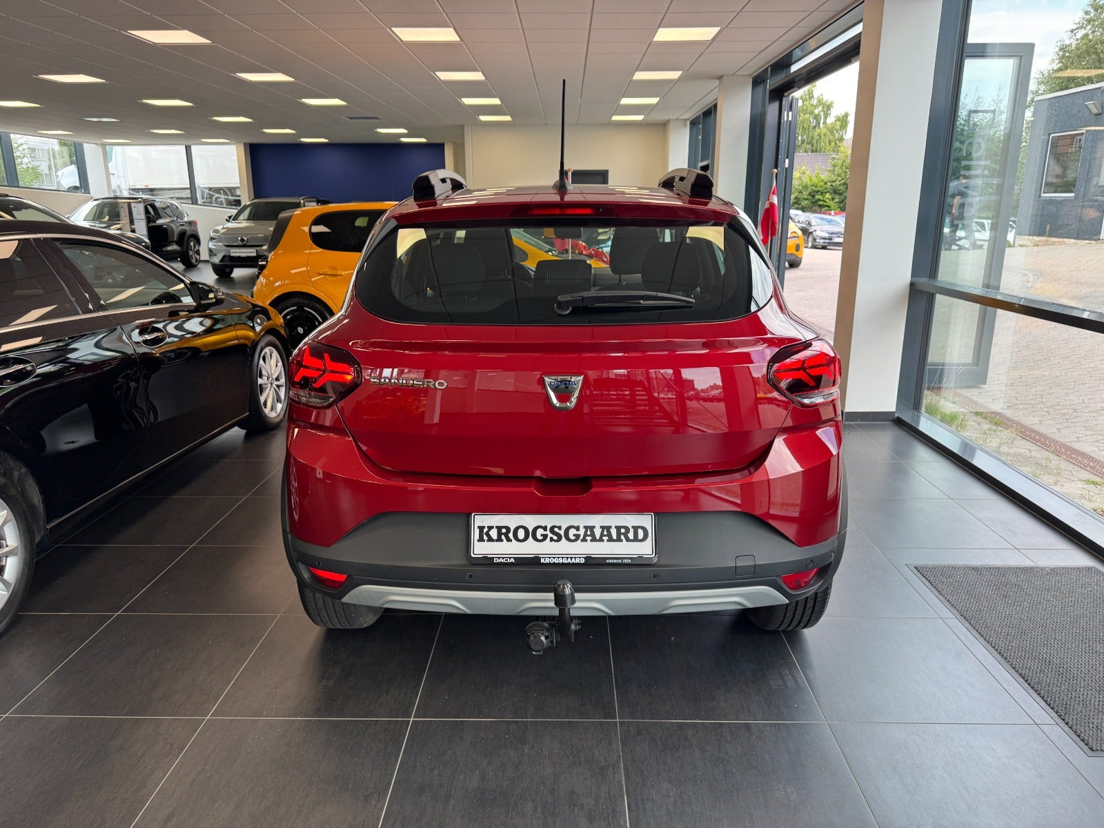 Rød Dacia Sandero Stepway fra 2021