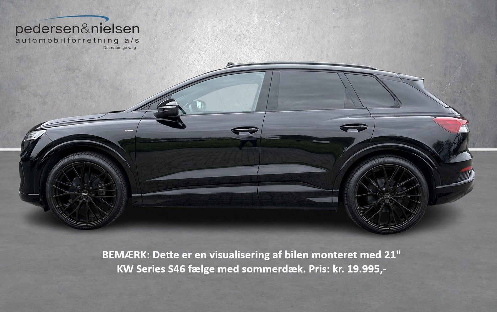 Sort Audi Q4 fra 2024