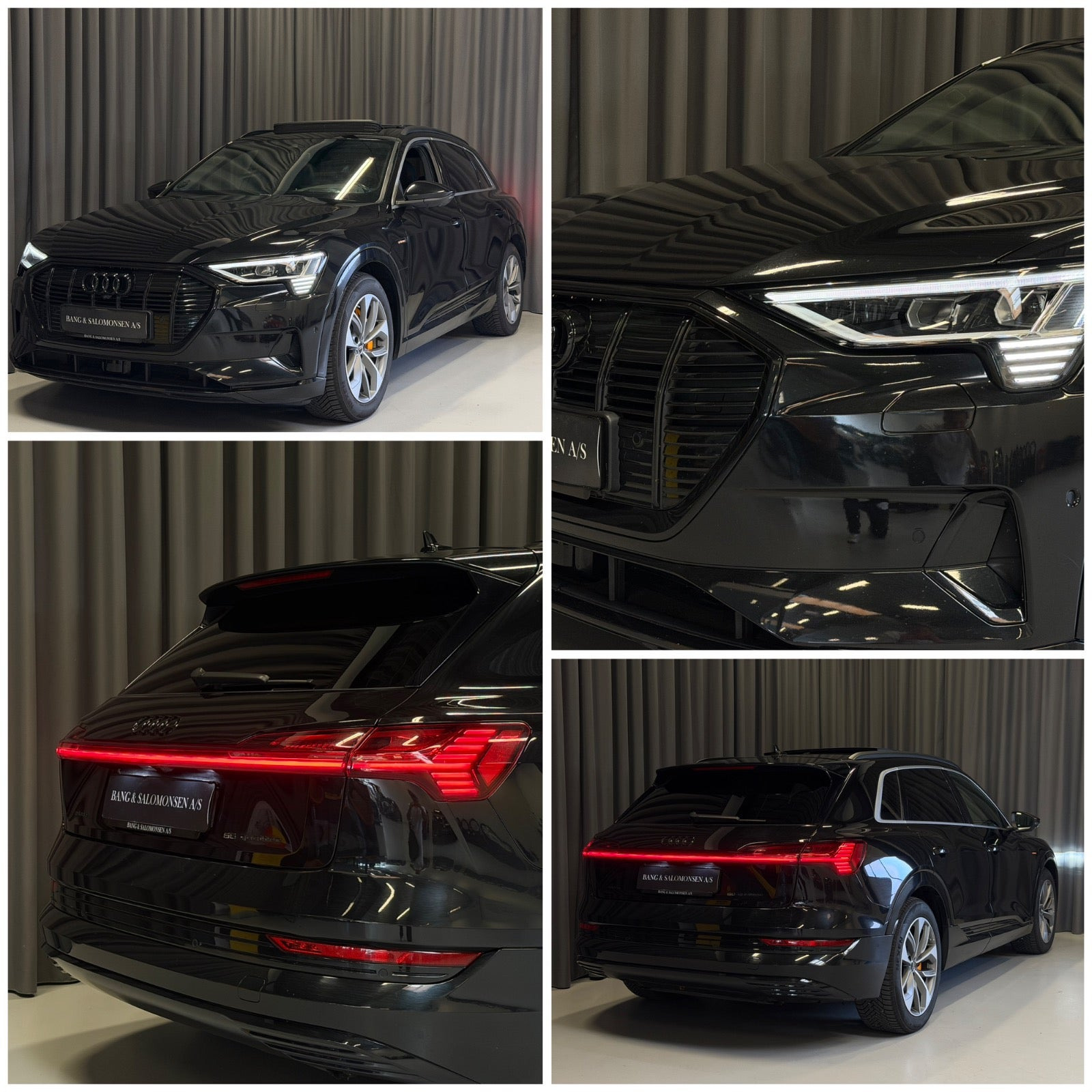 Sort Audi e-tron fra 2019