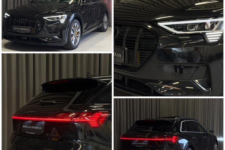 Sort Audi e-tron fra 2019