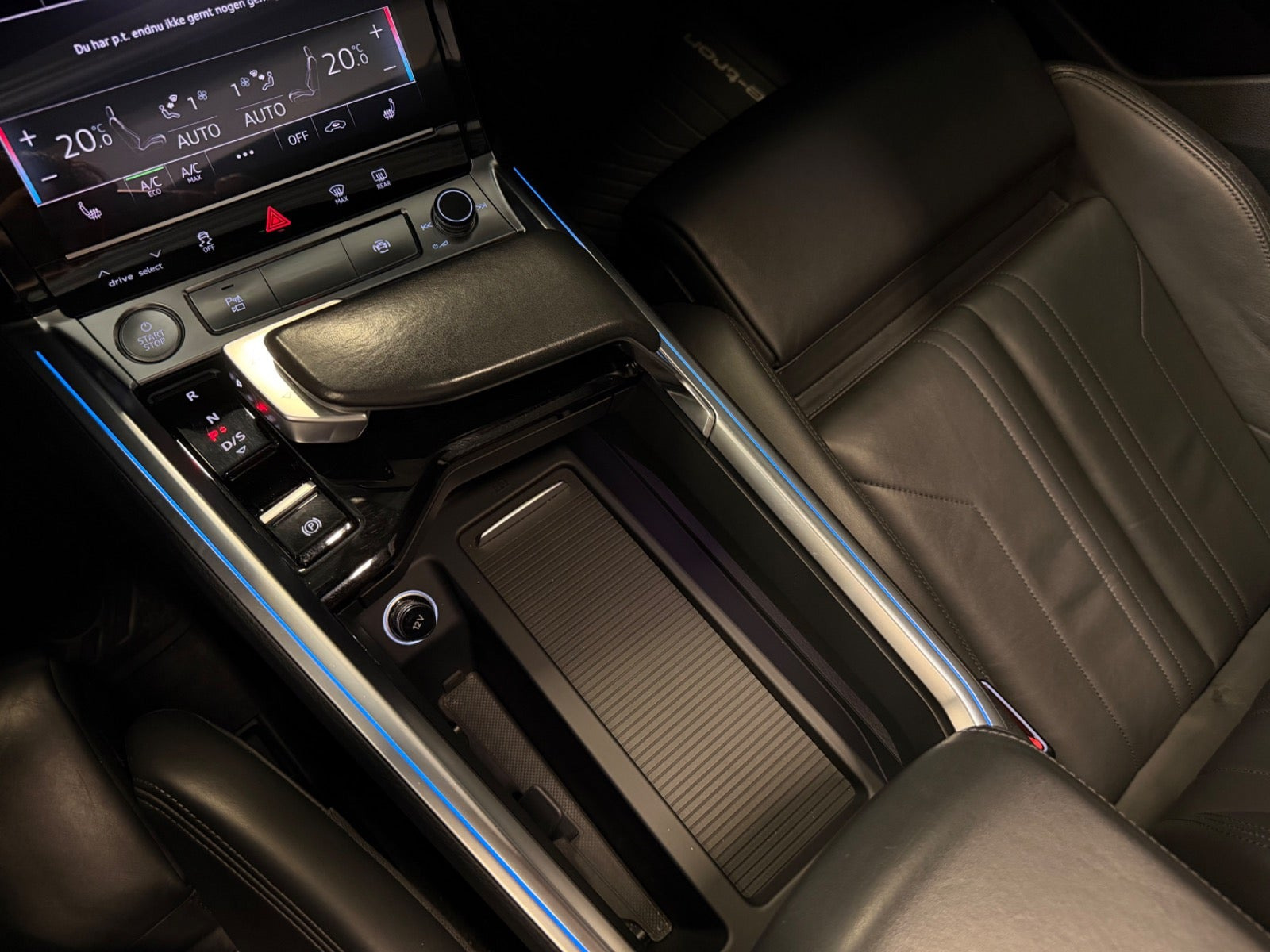 Sort Audi e-tron fra 2019