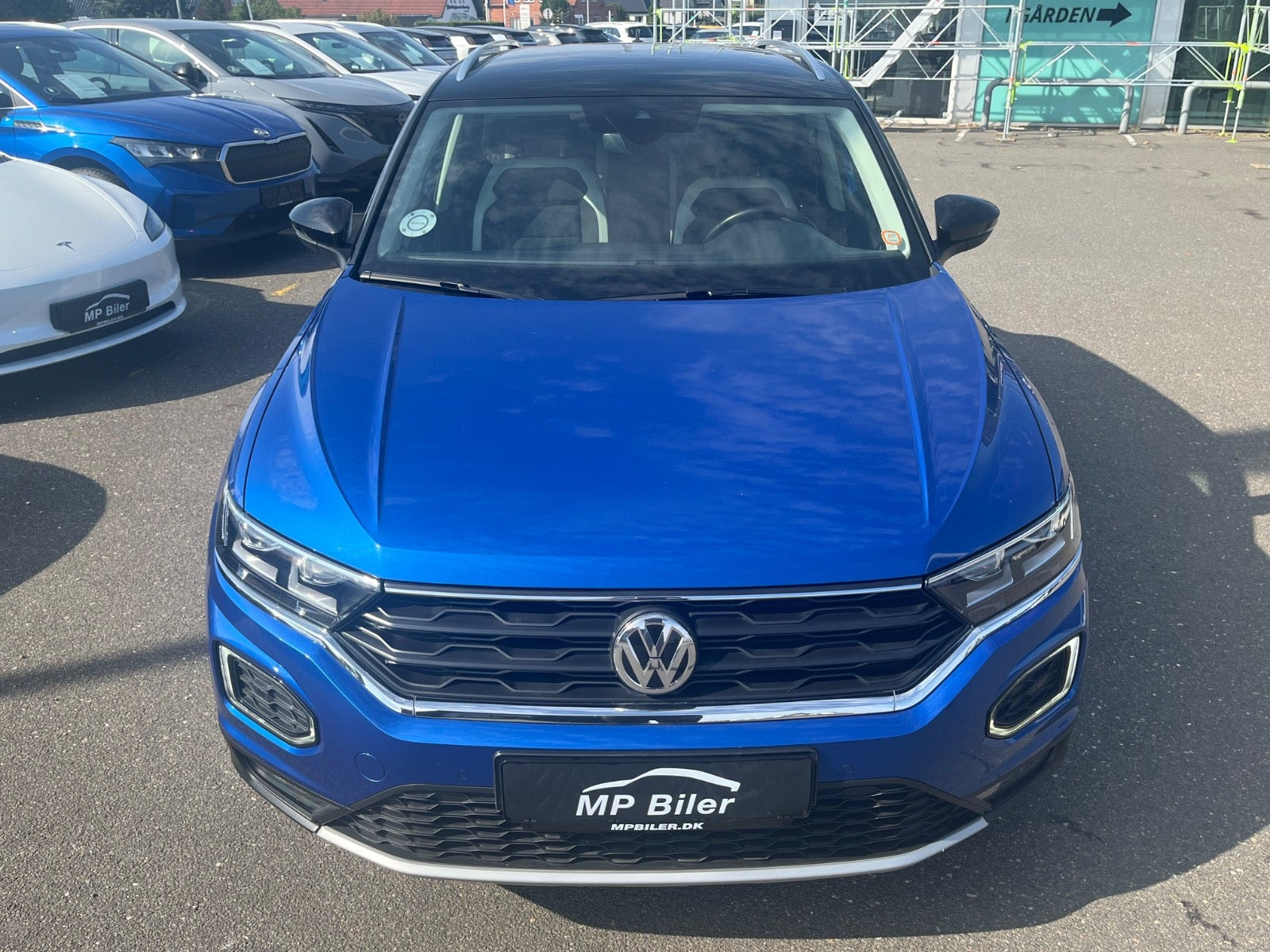 Blå VW T-Roc fra 2018