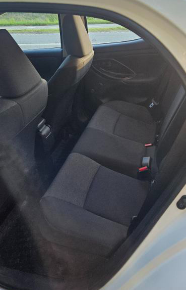 Hvid Toyota Yaris fra 2020
