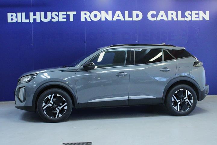 Grå Peugeot 2008 fra 2024