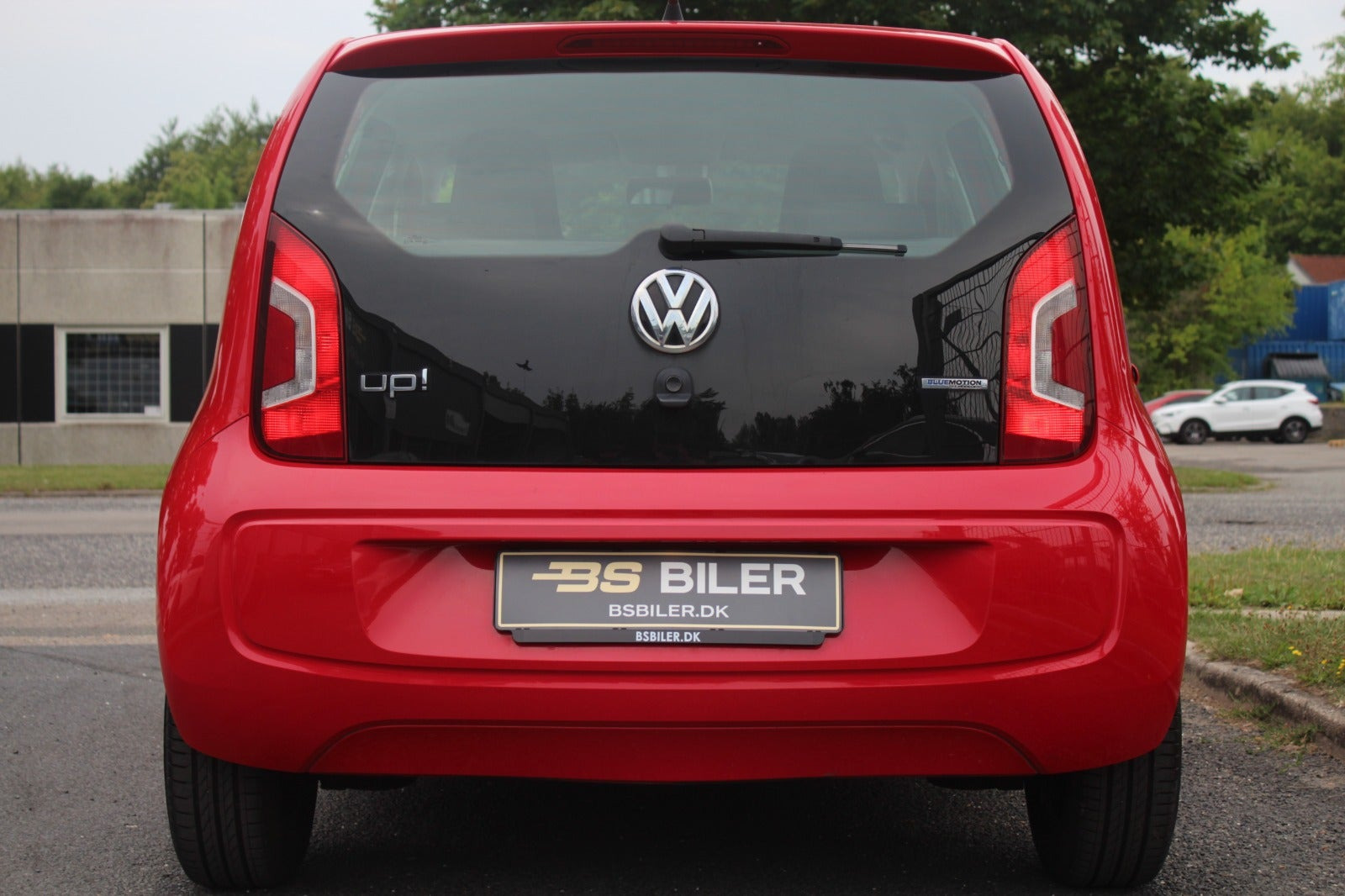 Rød VW UP! fra 2014