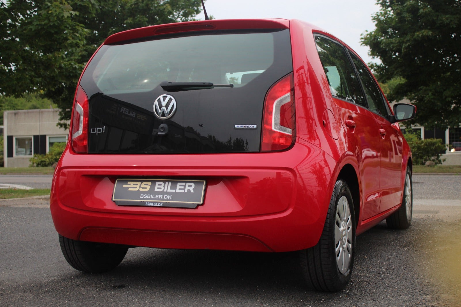 Rød VW UP! fra 2014