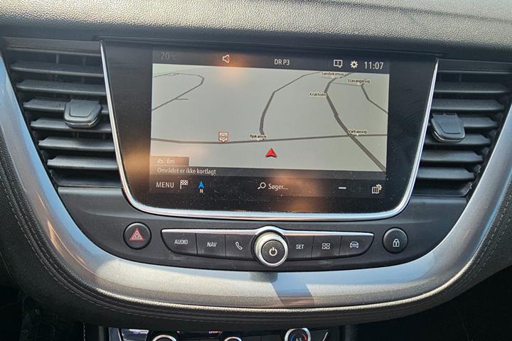 Grå Opel Grandland X fra 2018