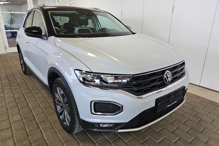 Hvid VW T-Roc fra 2022