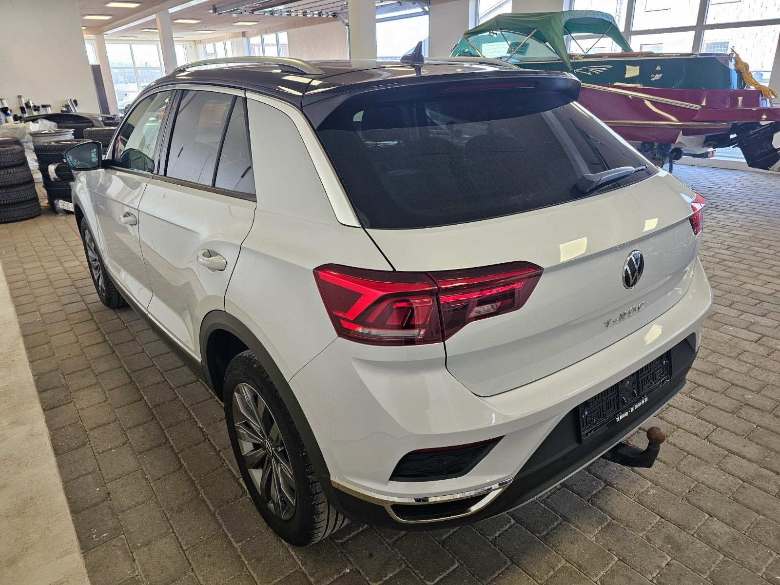 Hvid VW T-Roc fra 2022