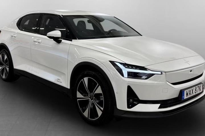 Hvid Polestar 2 fra 2024