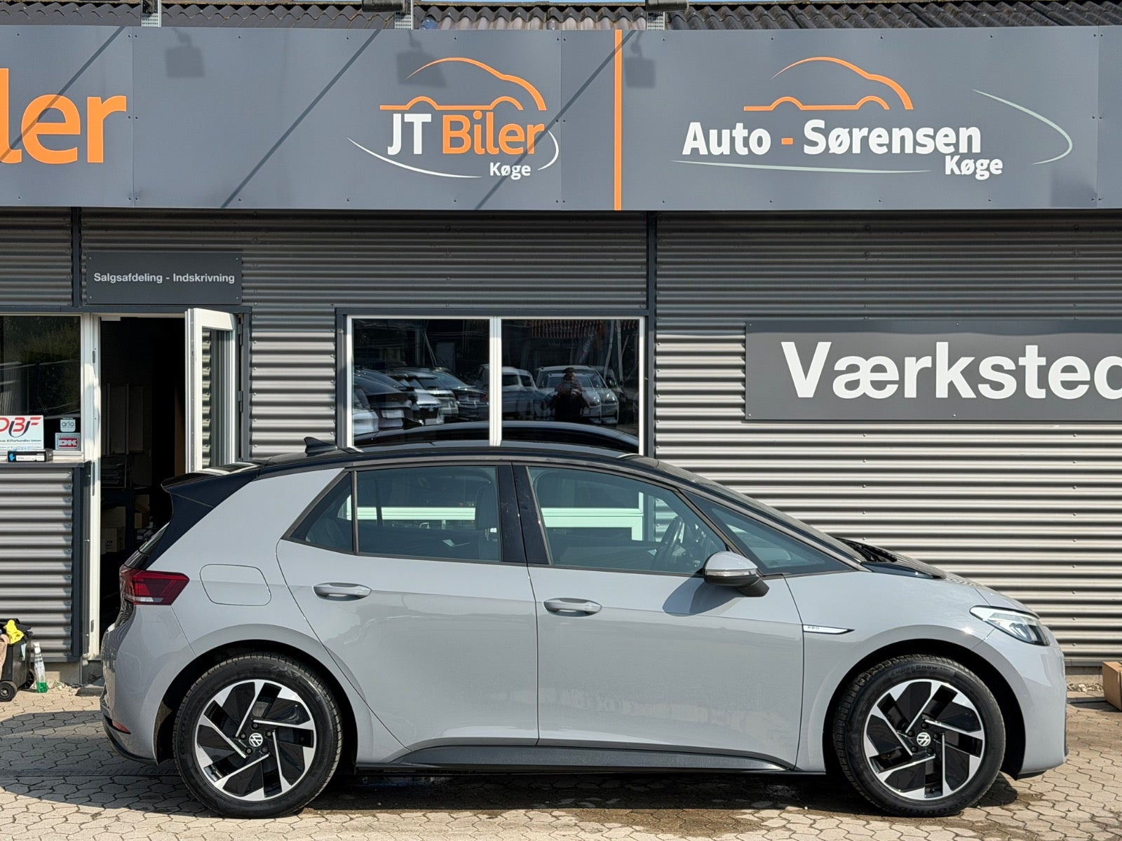 Grå VW ID.3 fra 2020