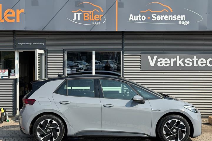 Grå VW ID.3 fra 2020