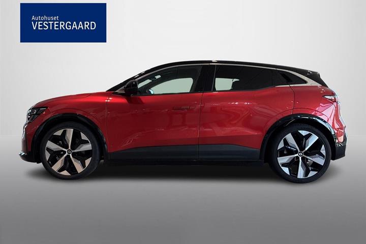 Rød Renault Megane E-Tech fra 2022
