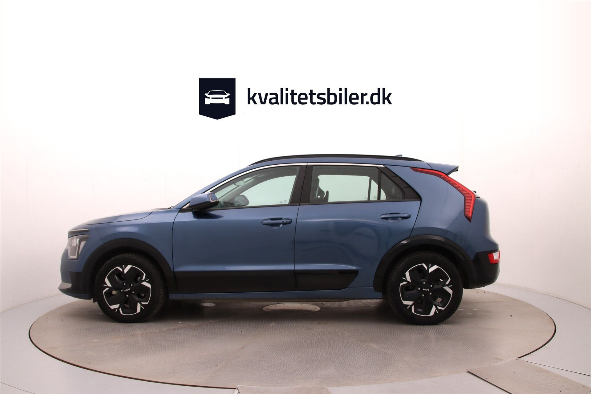 Blå Kia Niro EV fra 2024