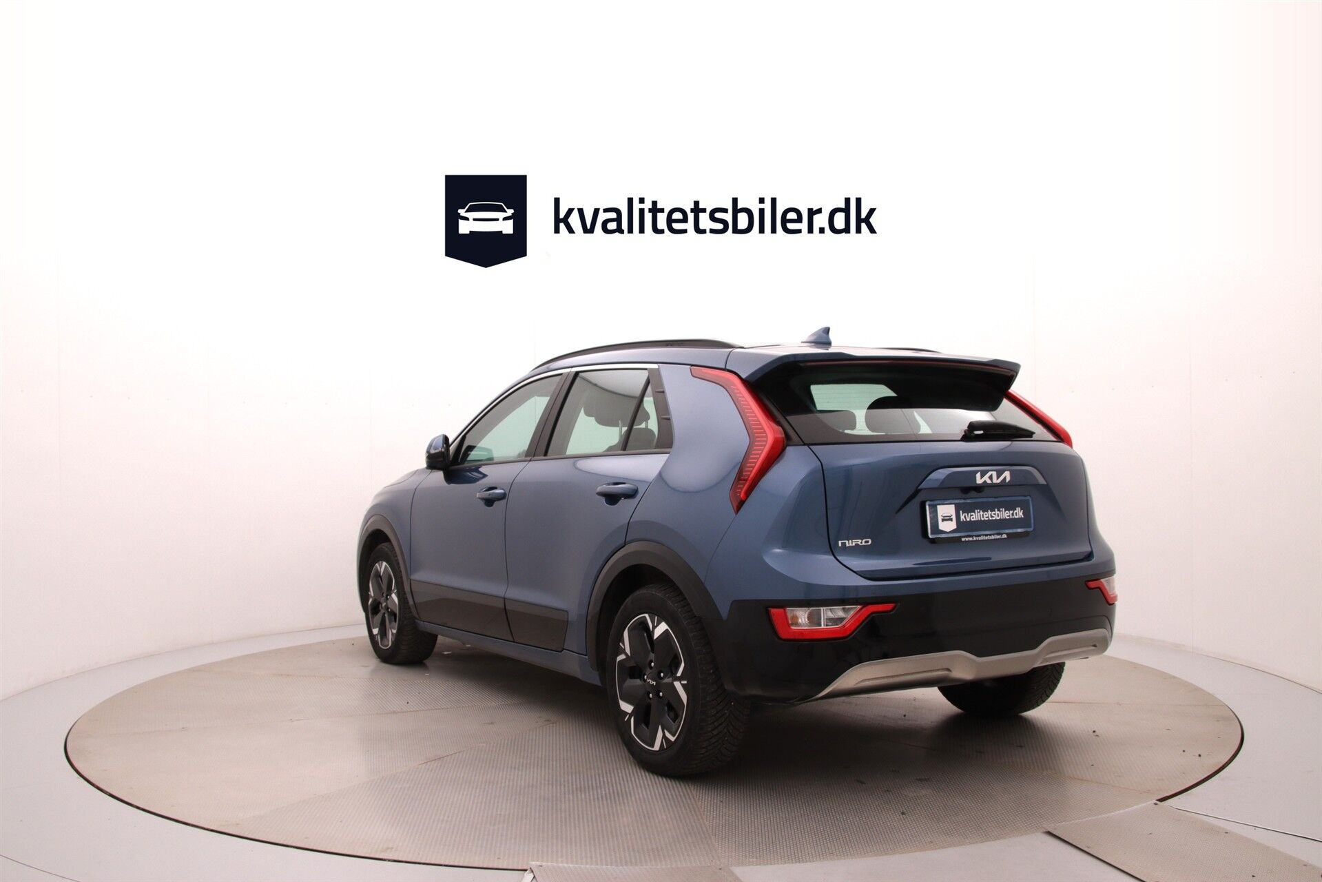 Blå Kia Niro EV fra 2024
