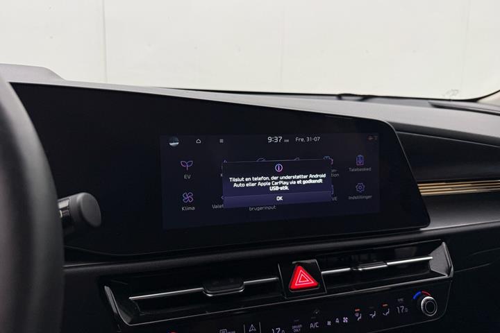 Blå Kia Niro EV fra 2024