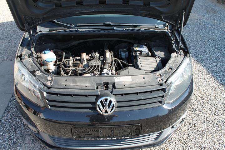Sort VW Caddy fra 2011