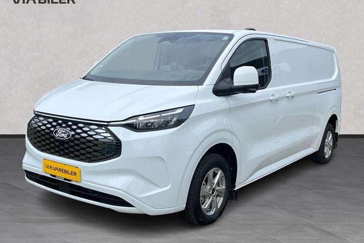 Hvid Ford E-Transit Custom fra 2026