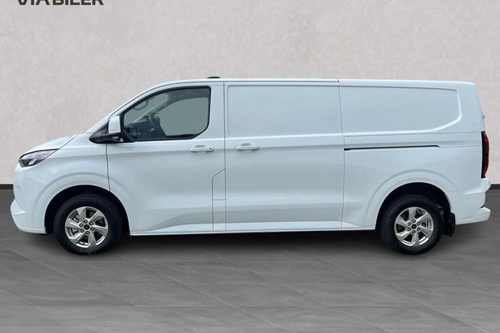 Hvid Ford E-Transit Custom fra 2026