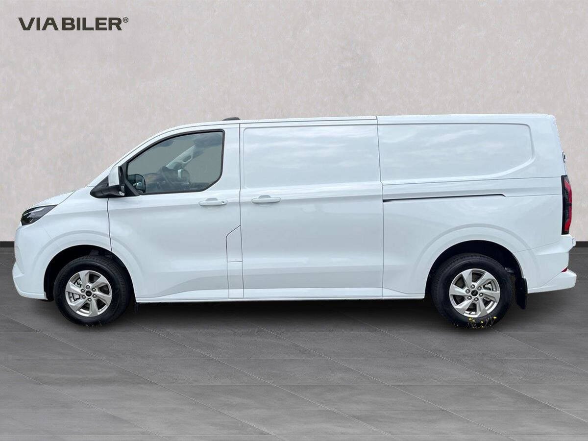 Hvid Ford E-Transit Custom fra 2026